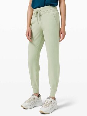 Lululemon Ready to Rulu Sage Green Drawstring Joggers
